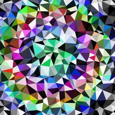 Arka plan poligonal sorunsuz üçgen renk desen.