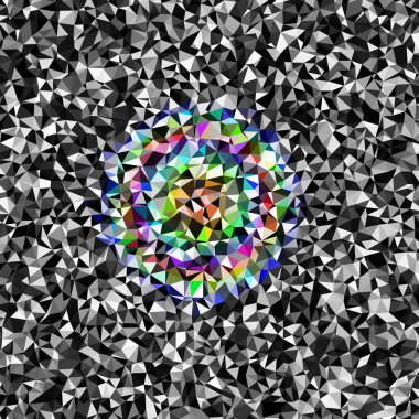 Arka plan çok renkli geometrik poligonal.