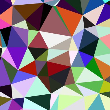 Arka plan poligonal sorunsuz üçgen renk desen.