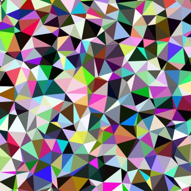 Arka plan poligonal sorunsuz üçgen renk desen.