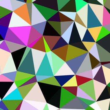 Arka plan poligonal sorunsuz üçgen renk desen.