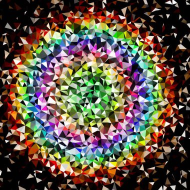 Arka plan çok renkli geometrik poligonal.