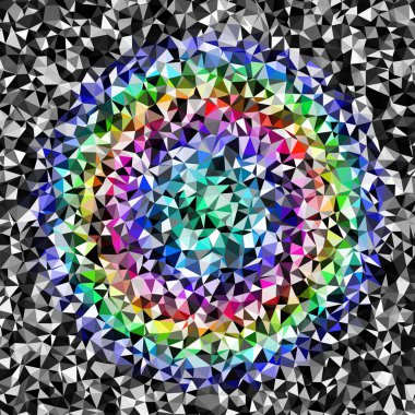 Arka plan çok renkli geometrik poligonal.