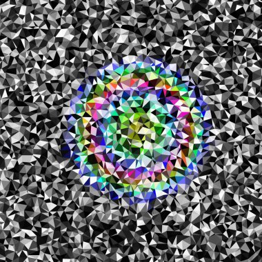 Arka plan çok renkli geometrik poligonal.