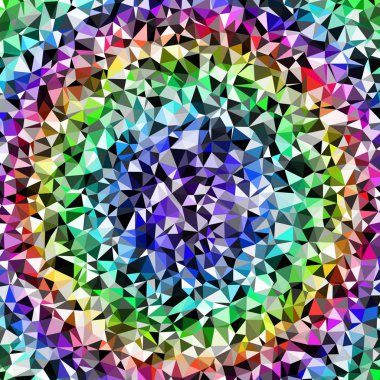 Arka plan poligonal sorunsuz üçgen renk desen.