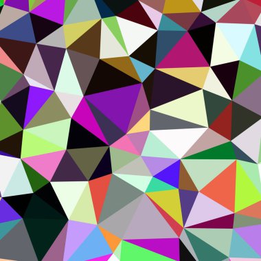 Arka plan poligonal sorunsuz üçgen renk desen.