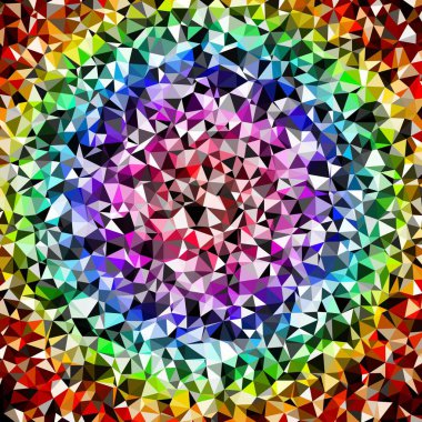 Arka plan çok renkli geometrik poligonal.