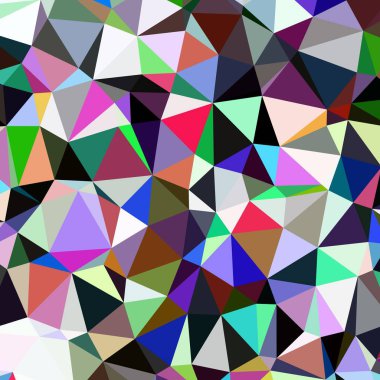 Arka plan poligonal sorunsuz üçgen renk desen.