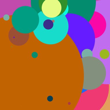 Daire geometrik güzel arka plan çok renkli desen.