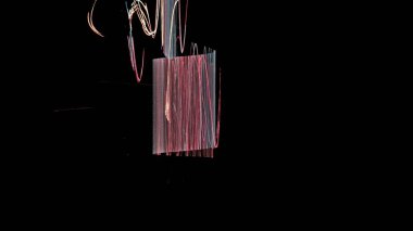 Fantezi kaotik renkli fraktal desen. Soyut Fraktal şekiller. 3D render resimde arka plan veya duvar kağıdı.