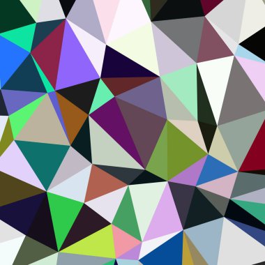 Arka plan poligonal sorunsuz üçgen renk desen.