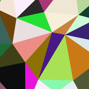 Arka plan poligonal sorunsuz üçgen renk desen.