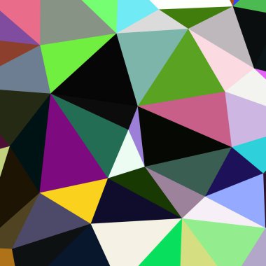 Arka plan poligonal sorunsuz üçgen renk desen.