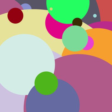 Daire geometrik yeni arka plan çok renkli desen.