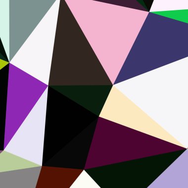 Arka plan poligonal sorunsuz üçgen renk desen.