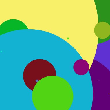 Daire geometrik yeni arka plan çok renkli desen.