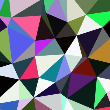 Arka plan poligonal sorunsuz üçgen renk desen.