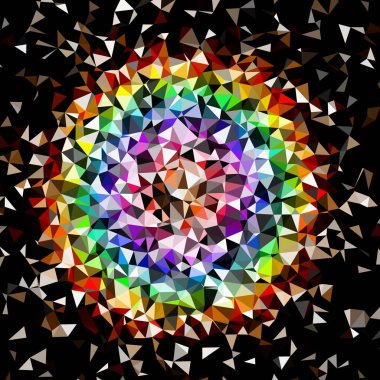Arka plan çok renkli geometrik poligonal.