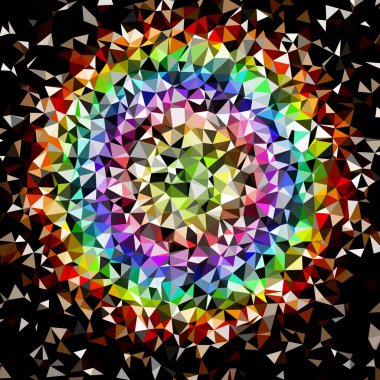Arka plan çok renkli geometrik poligonal.