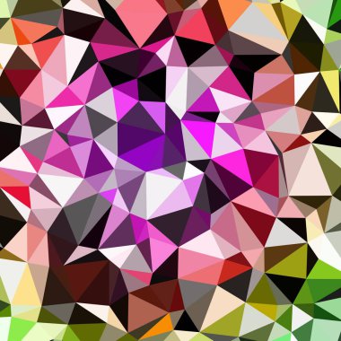 Arka plan poligonal sorunsuz üçgen renk desen.
