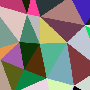 Arka plan poligonal sorunsuz üçgen renk desen.