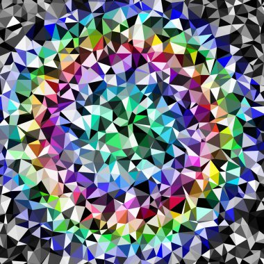 Arka plan poligonal sorunsuz üçgen renk desen.