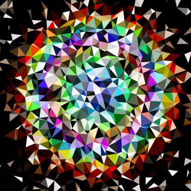 Arka plan çok renkli geometrik poligonal.