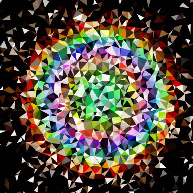 Arka plan çok renkli geometrik poligonal.