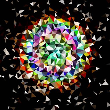 Harika geomeric soyut poligonal mozaik. Üçgen düşük poli arka plan. Çokgenler ile soyut geometrik arka plan. Bir üçgen oluşur origami tarzı desen