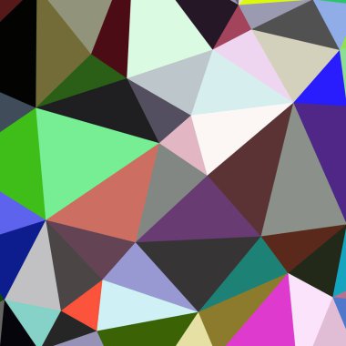 Arka plan poligonal sorunsuz üçgen renk desen.