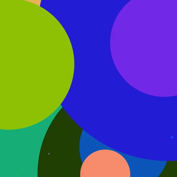 Círculo Geométrico Hermoso Fondo Abstracto Patrón Multicolor —  Fotos de Stock