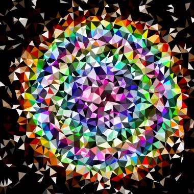 Arka plan çok renkli geometrik poligonal.
