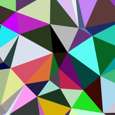 Arka plan poligonal sorunsuz üçgen renk desen.