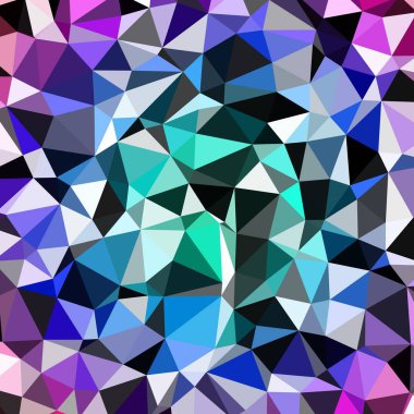 Arka plan poligonal sorunsuz üçgen renk desen.