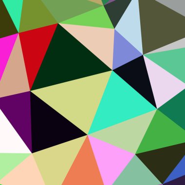 Arka plan poligonal sorunsuz üçgen renk desen.