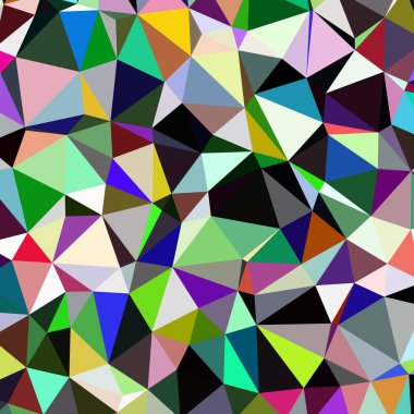 Arka plan poligonal sorunsuz üçgen renk desen.