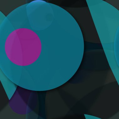 Çok renkli geometrik daire arka plan seamless modeli.