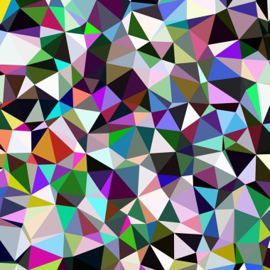 Arka plan poligonal sorunsuz üçgen renk desen.
