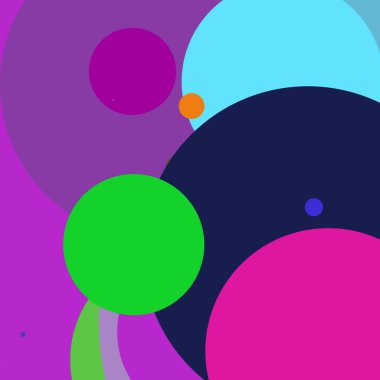 Daire geometrik yeni arka plan çok renkli desen.