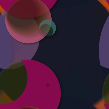 Arka plan çok renkli daire geometrik desen sorunsuz.