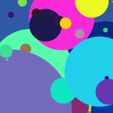 Daire geometrik şaşırtıcı arka plan çok renkli desen.