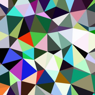 Arka plan poligonal sorunsuz üçgen renk desen.