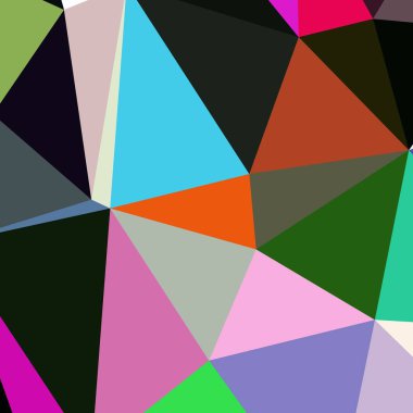 Arka plan çok renkli geometrik poligonal.