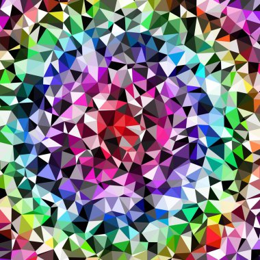 Arka plan poligonal sorunsuz üçgen renk desen.