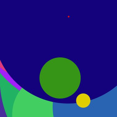 Daire geometrik güzel arka plan çok renkli desen.