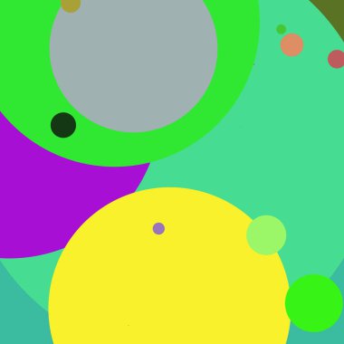 Daire geometrik yeni arka plan çok renkli desen.