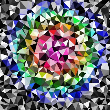 Arka plan çok renkli geometrik poligonal.