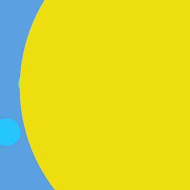 Daire geometrik şaşırtıcı arka plan çok renkli desen.