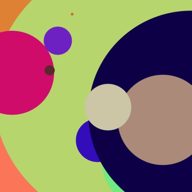 Daire geometrik şaşırtıcı arka plan çok renkli desen.