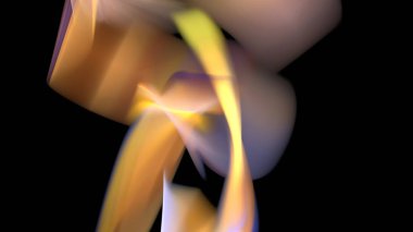 Fantezi kaotik renkli fraktal desen. Soyut Fraktal şekiller. 3D render resimde arka plan veya duvar kağıdı.